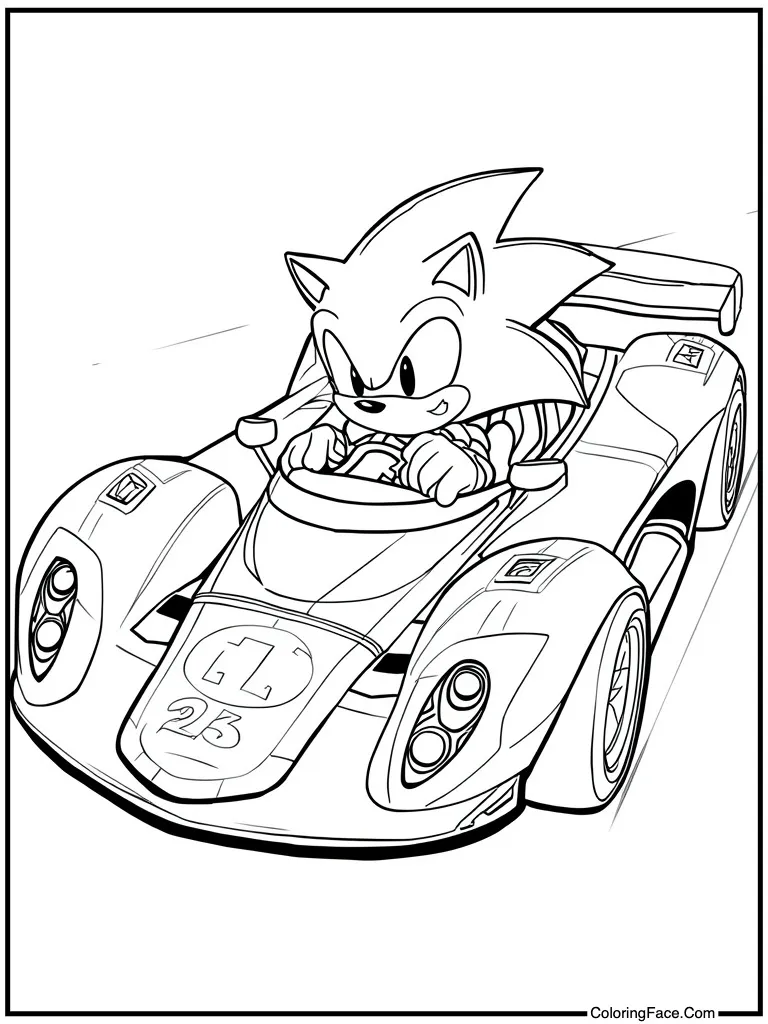 Driving a fast racecar