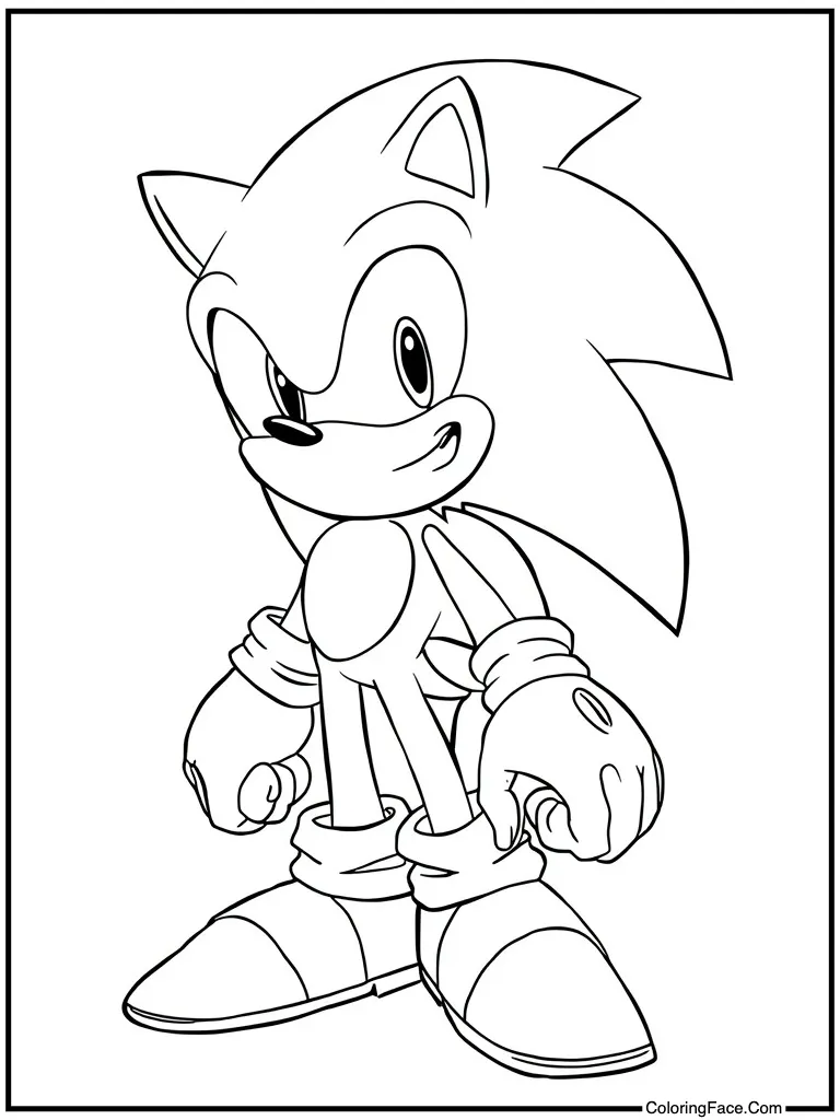 Blue hero smiling broadly