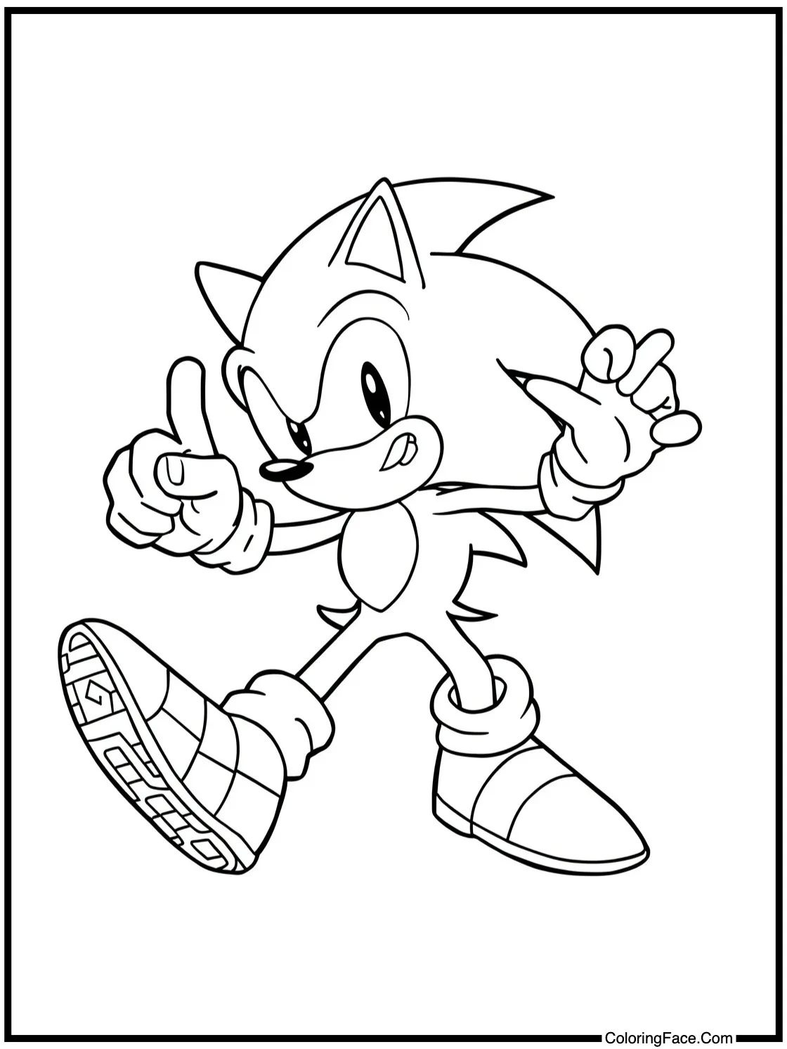 practicing his moves