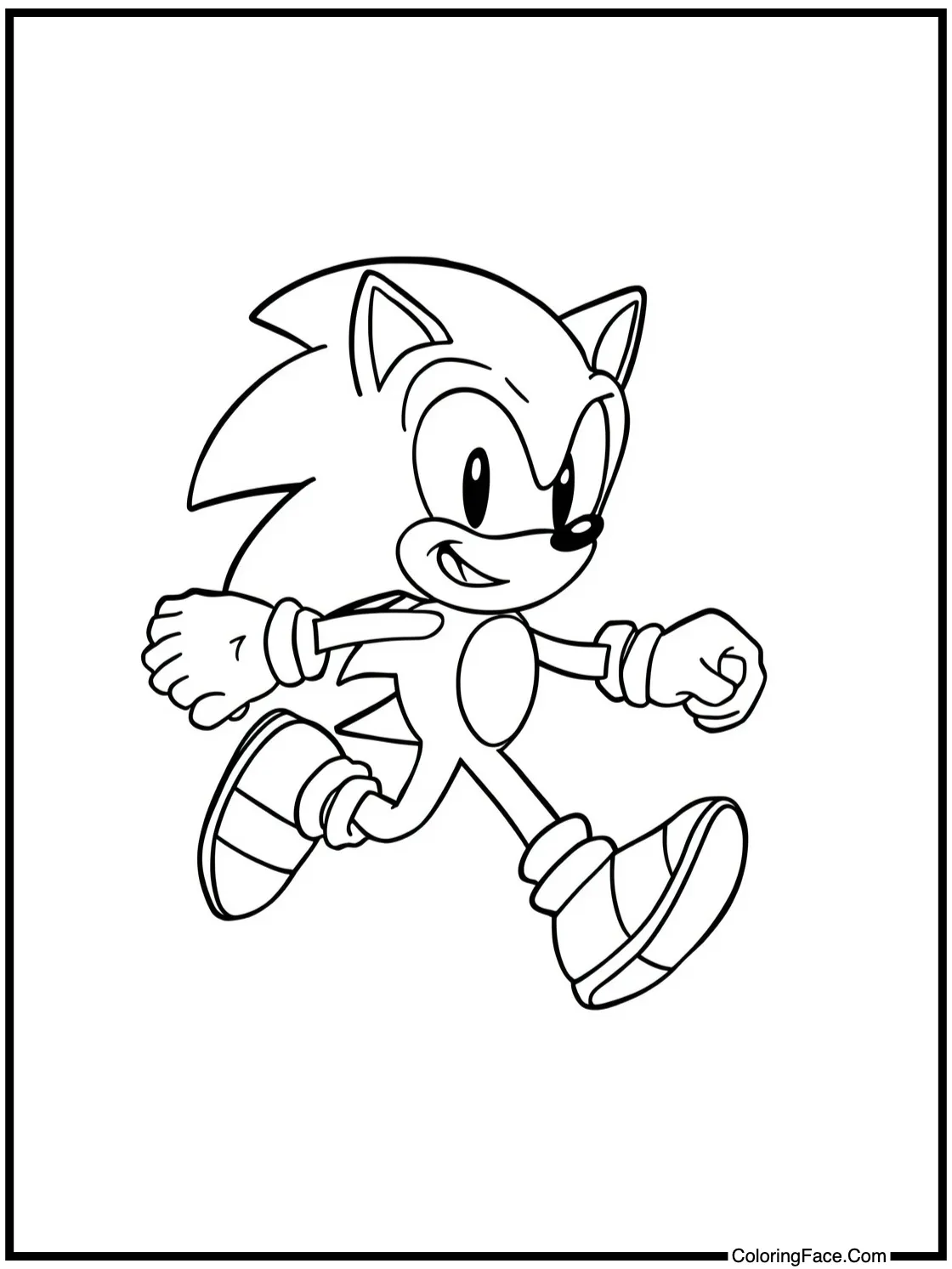 skipping happily along