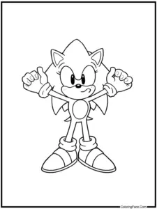 Sonic coloring pages