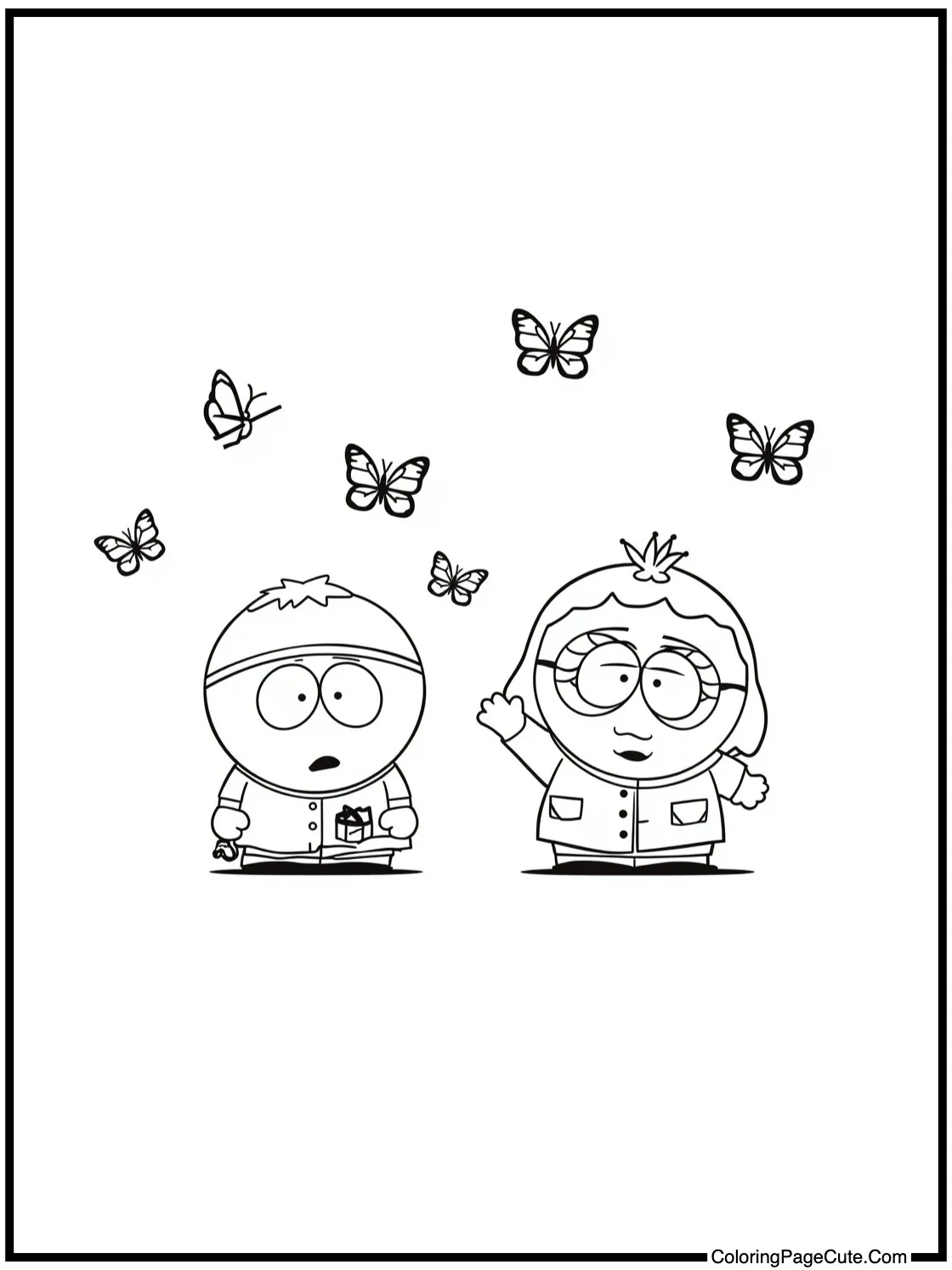 catching butterflies