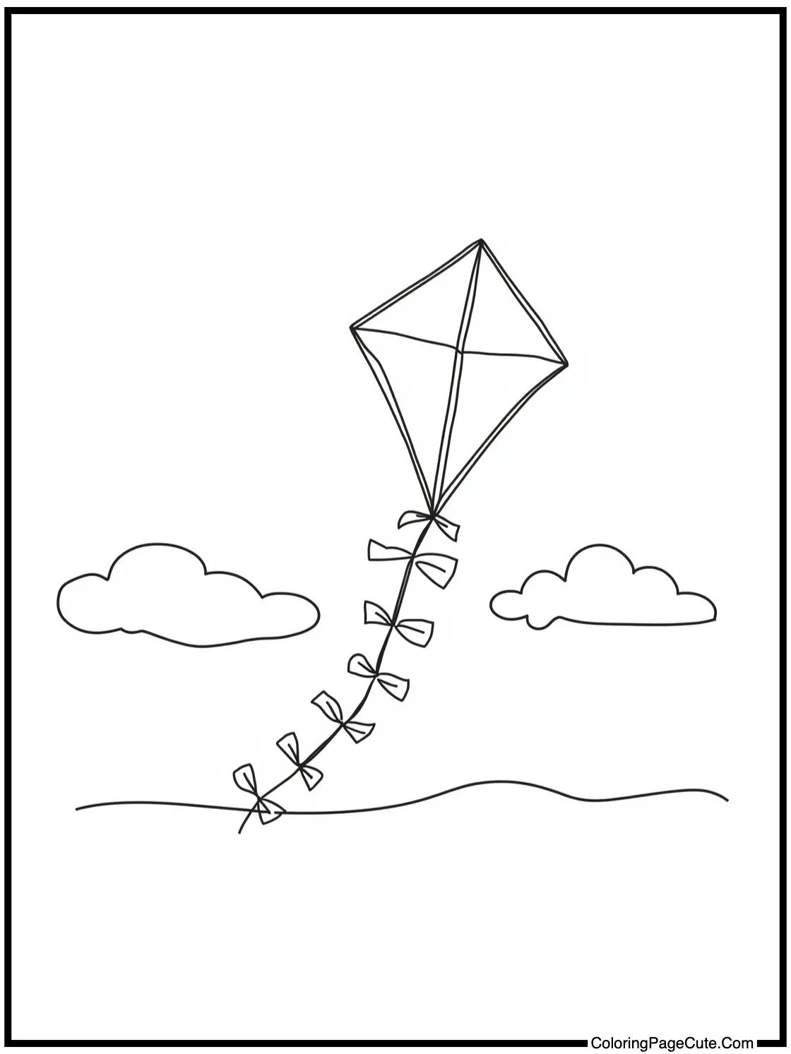 flying a kite