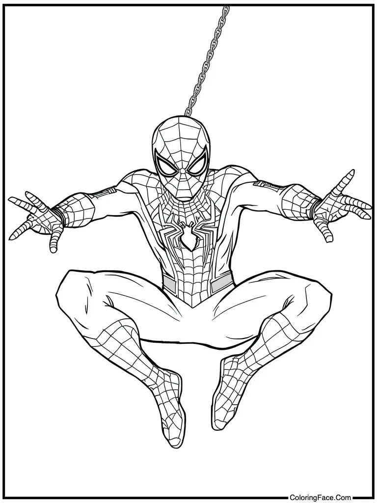 Hanging from street light