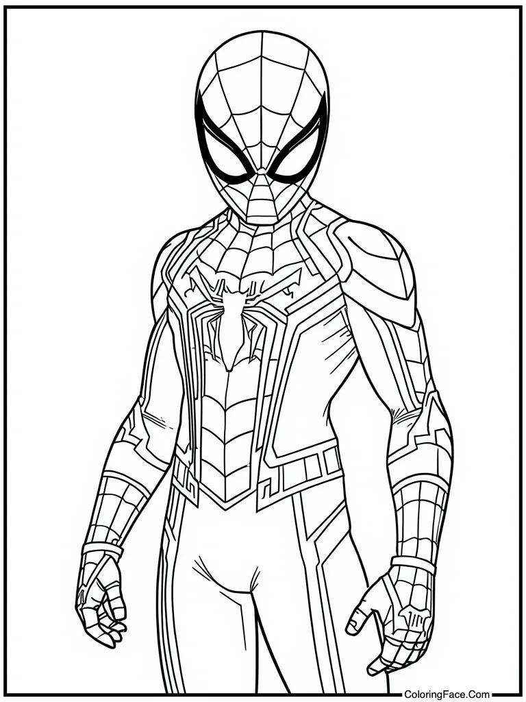 Wearing the iron suit