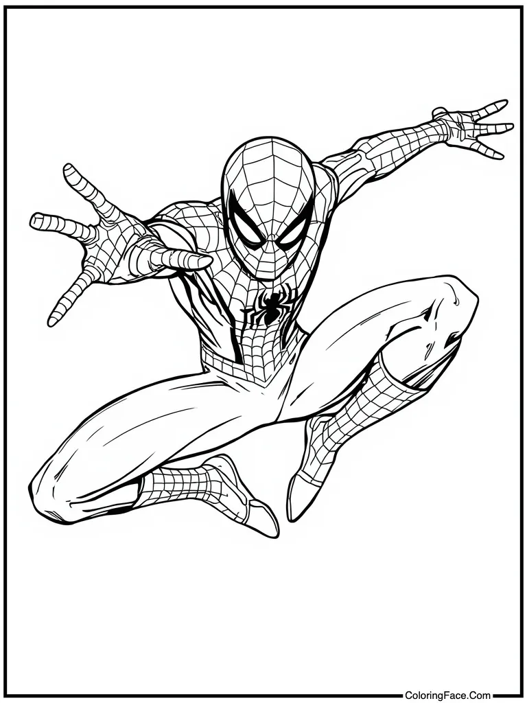 Full body action shot