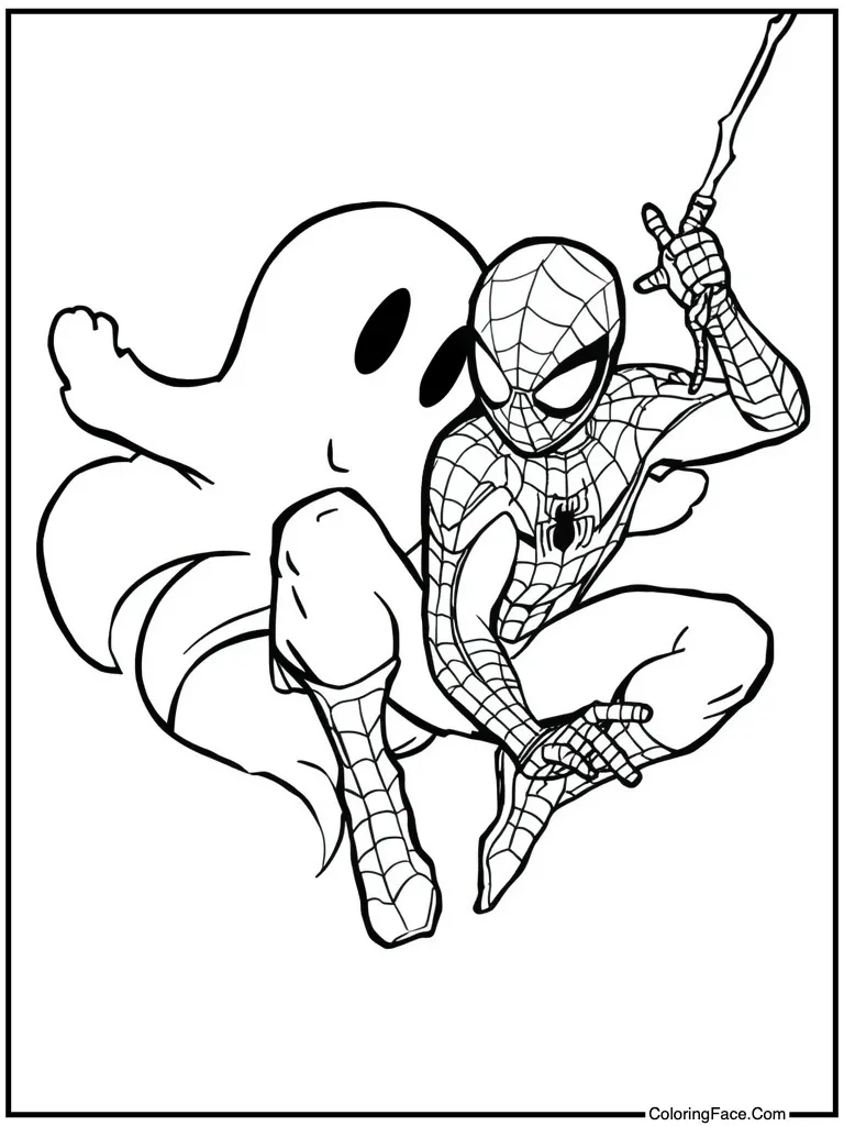 With Ghost-Spider friend