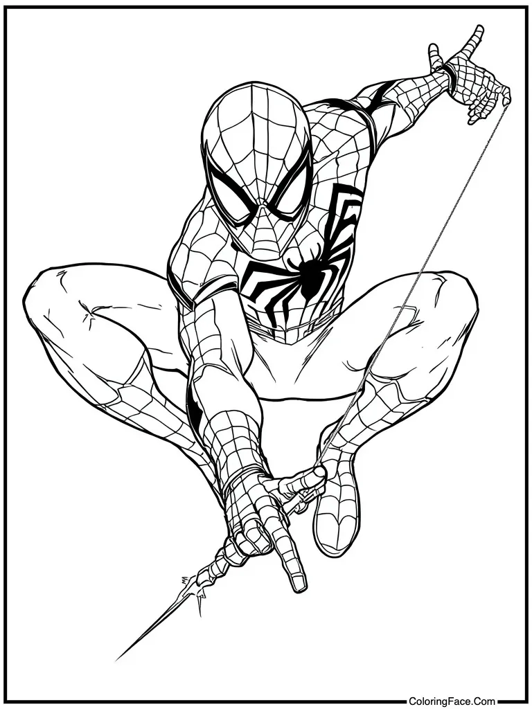 Looking determined and brave