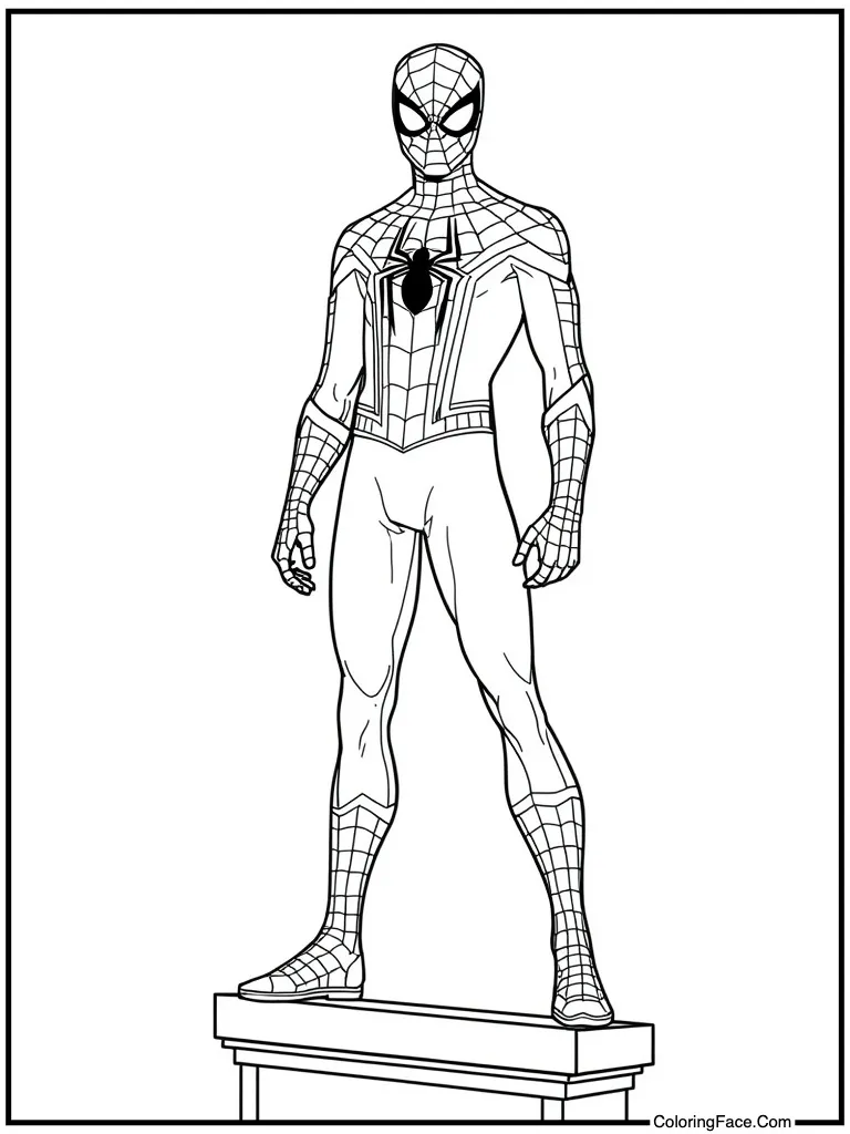 Standing tall on ledge