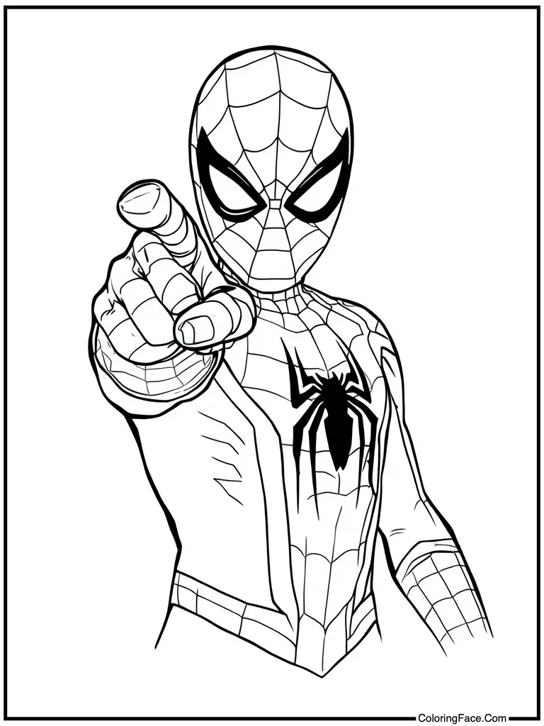 Pointing finger forward now