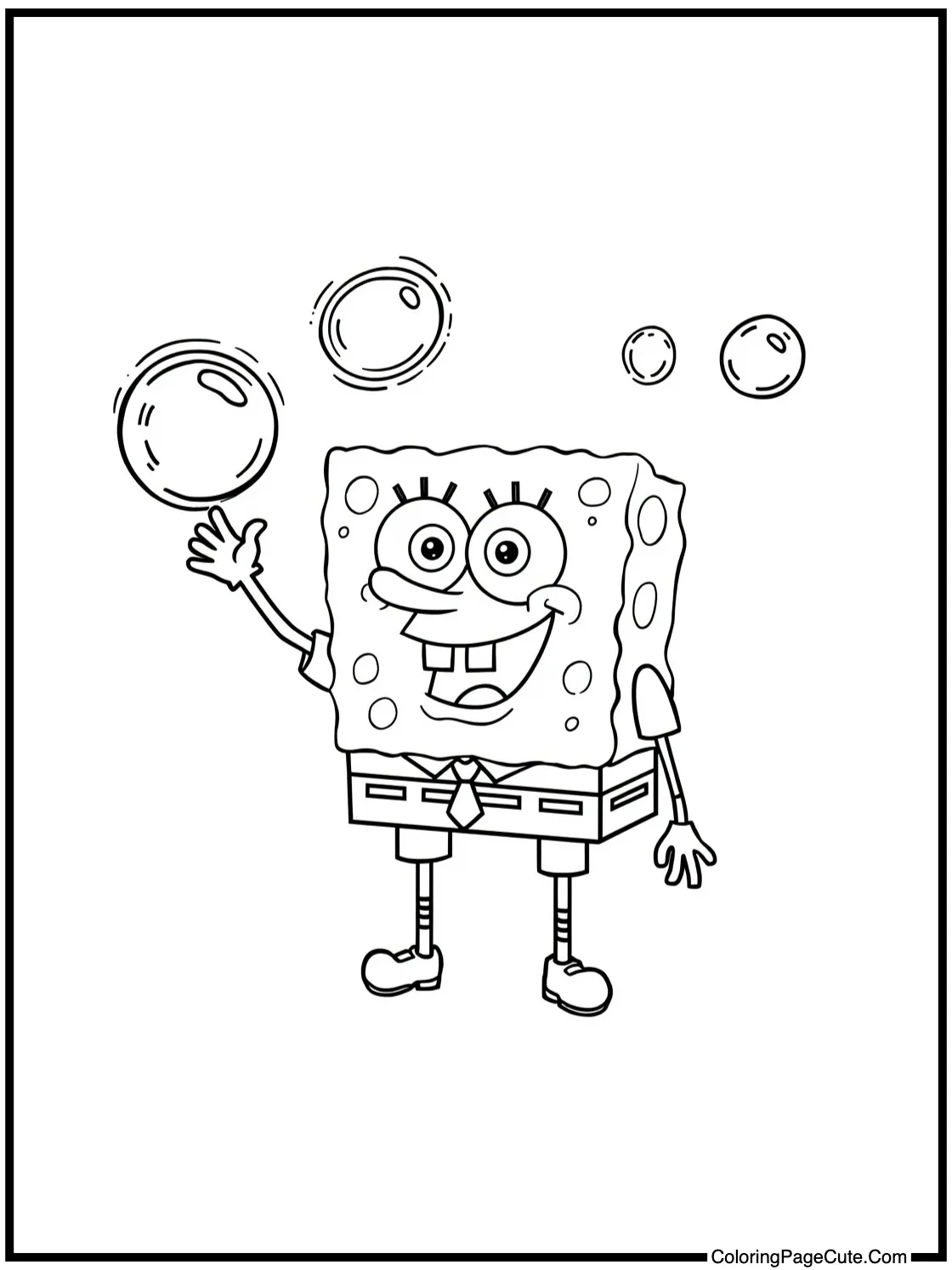 playing with bubbles