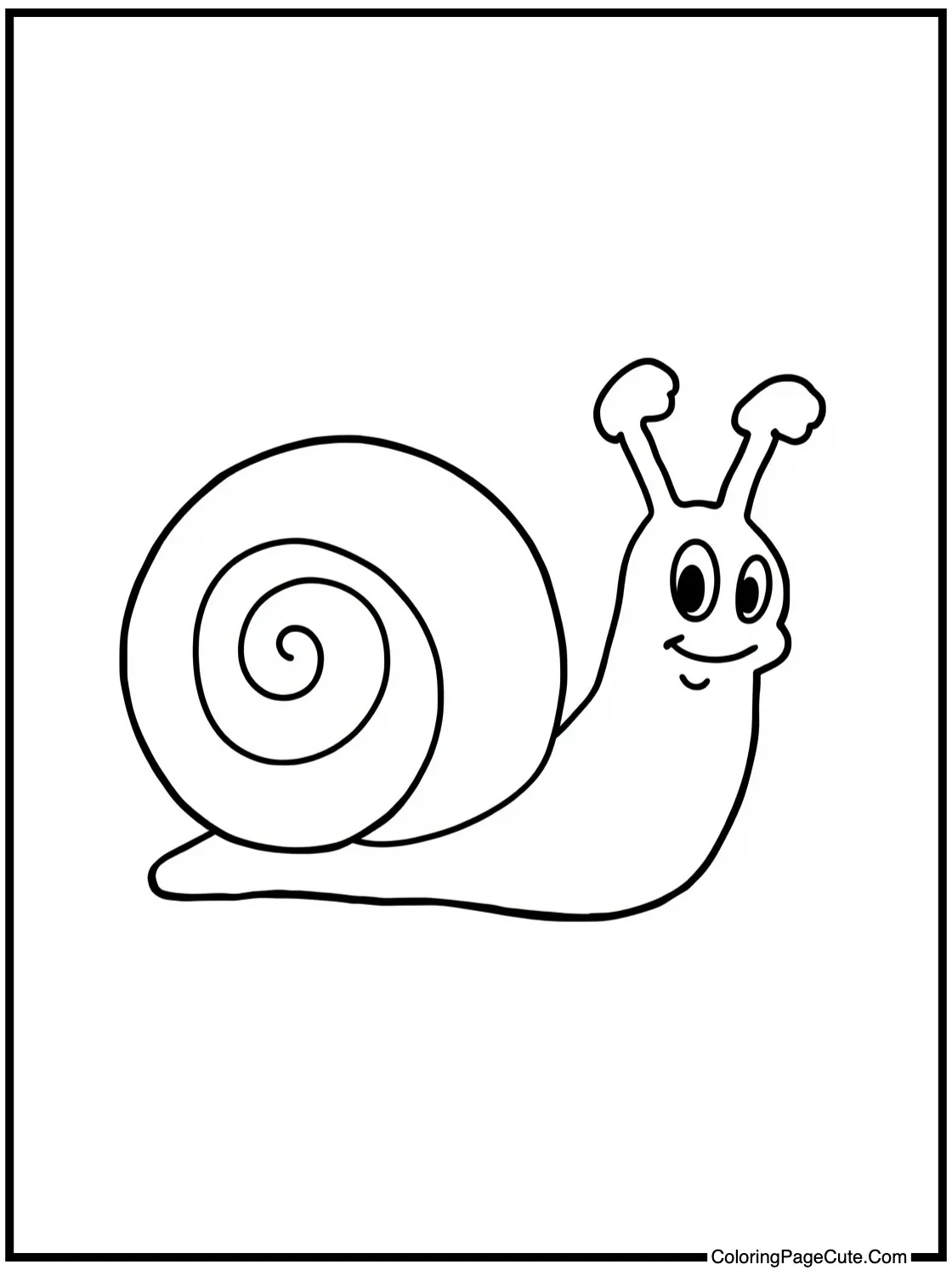 and a happy snail
