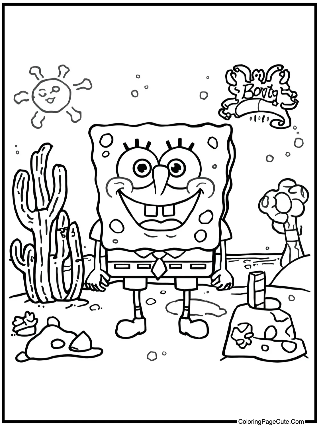 exploring Bikini Bottom