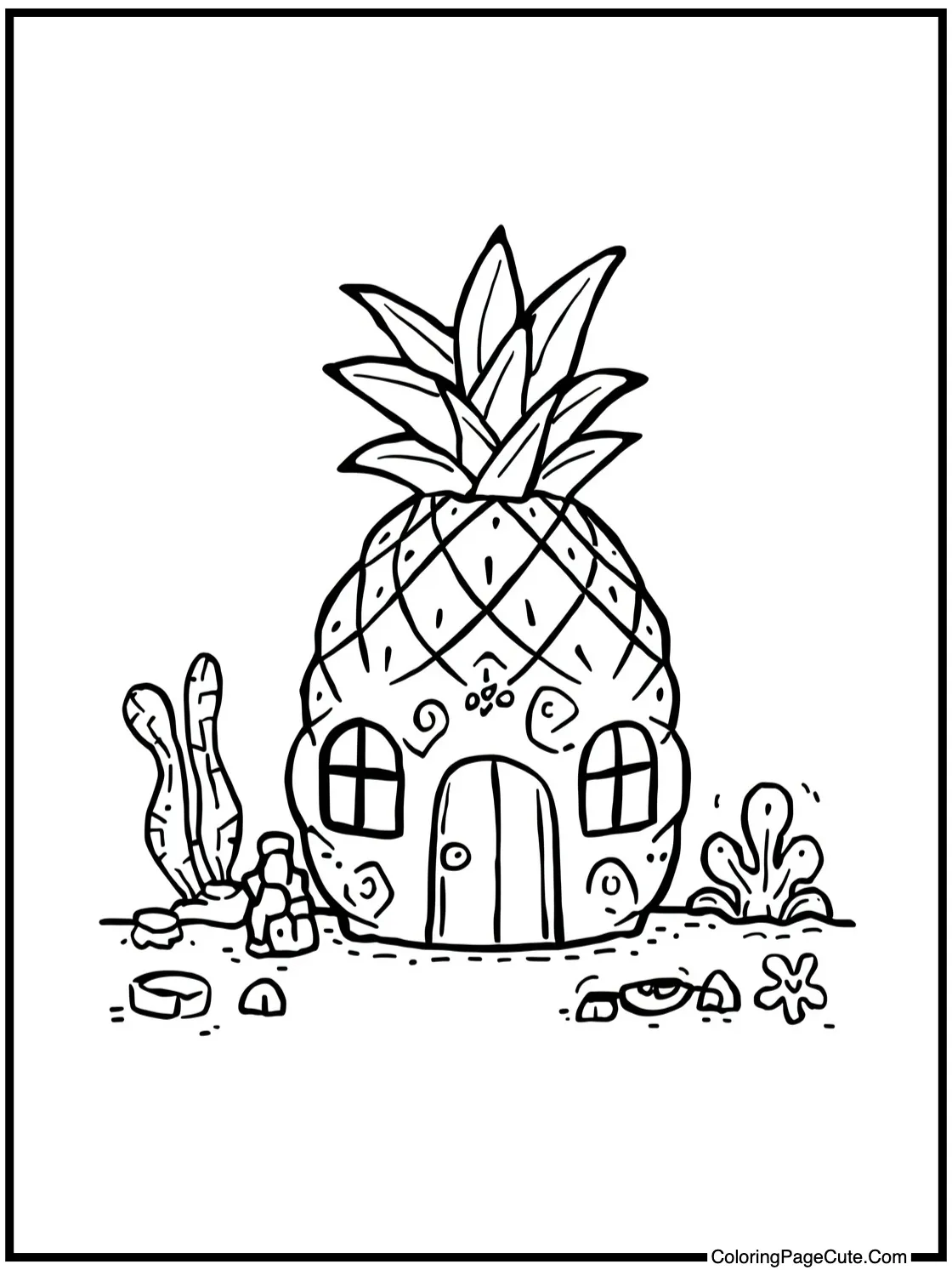 of a pineapple home