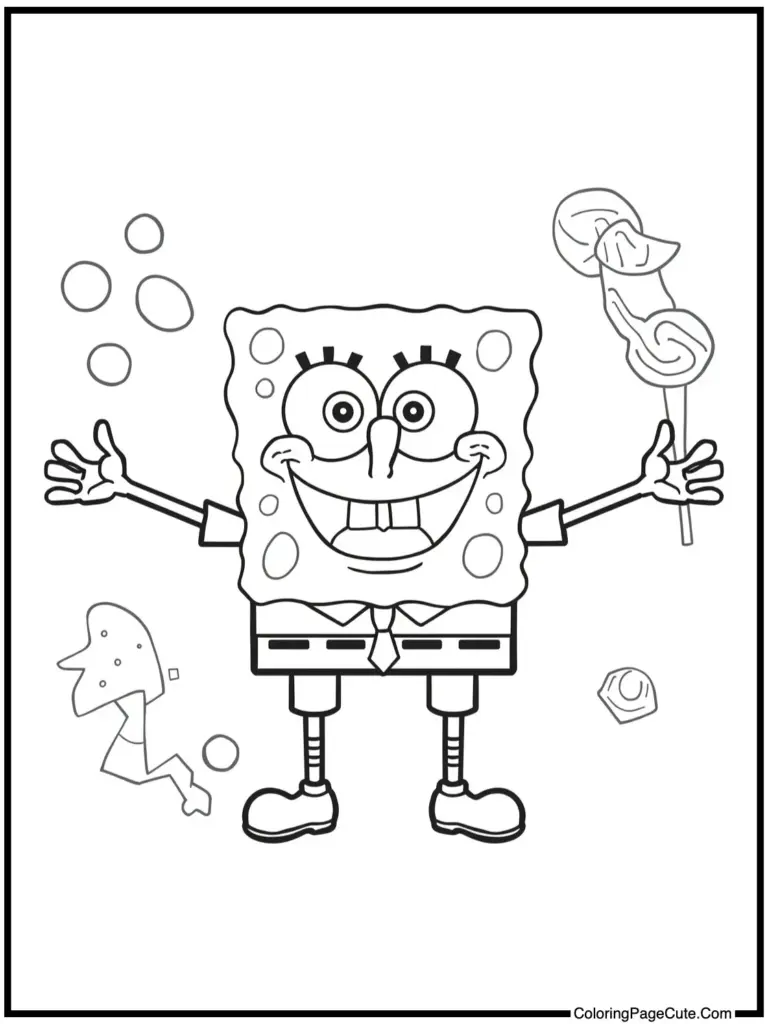 SpongeBob Coloring Pages