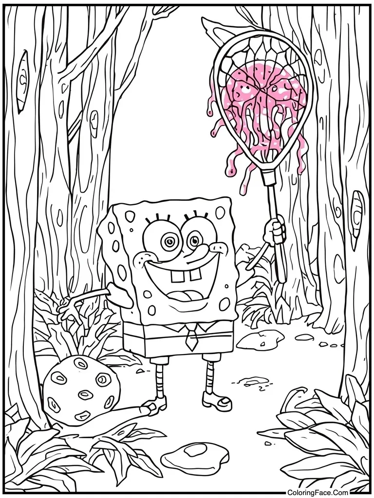 Spongebob Coloring Pages For Adults