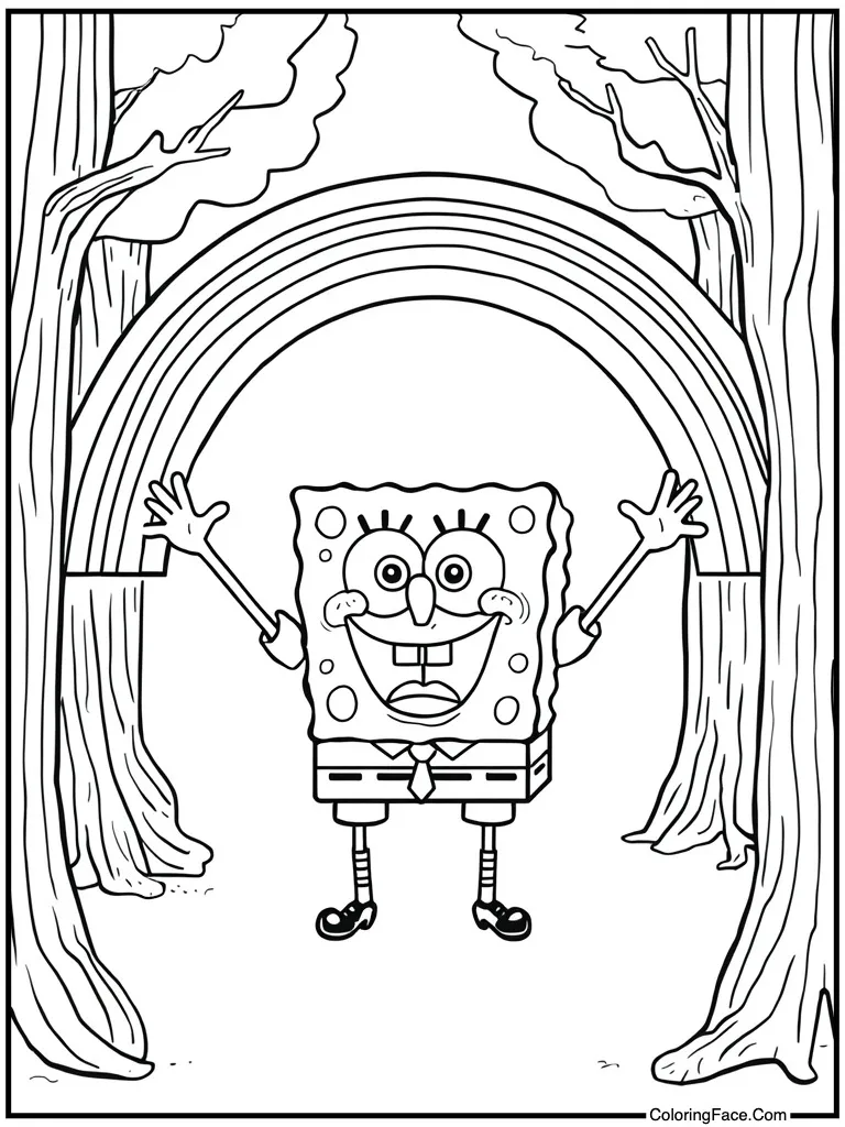 Imagination rainbow hands arc