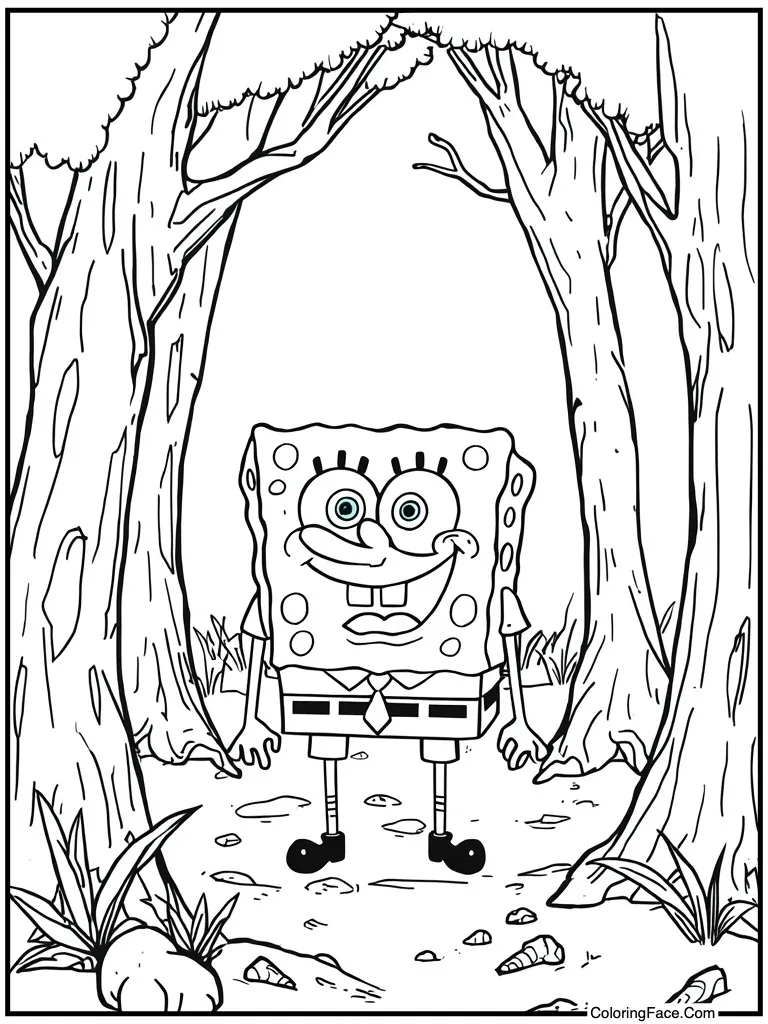 Detailed sketch for adults