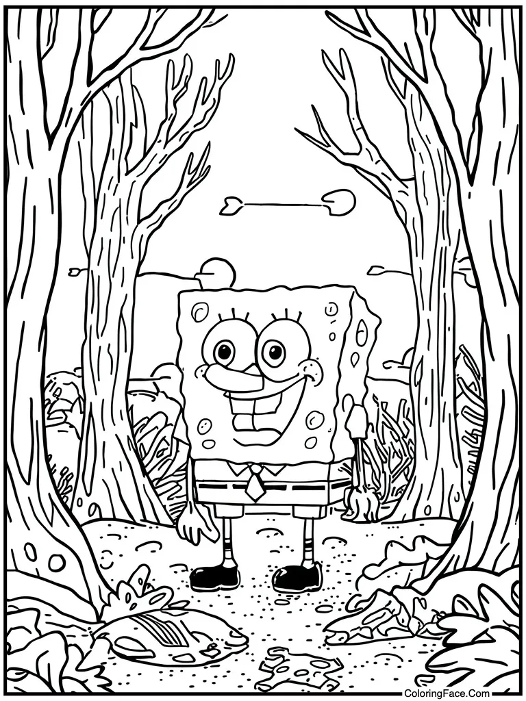 Mandala pattern under sea