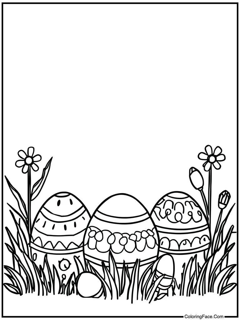 Easter eggs hidden well