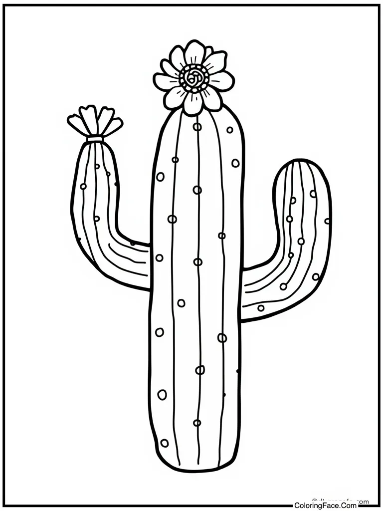 Cactus with small flower