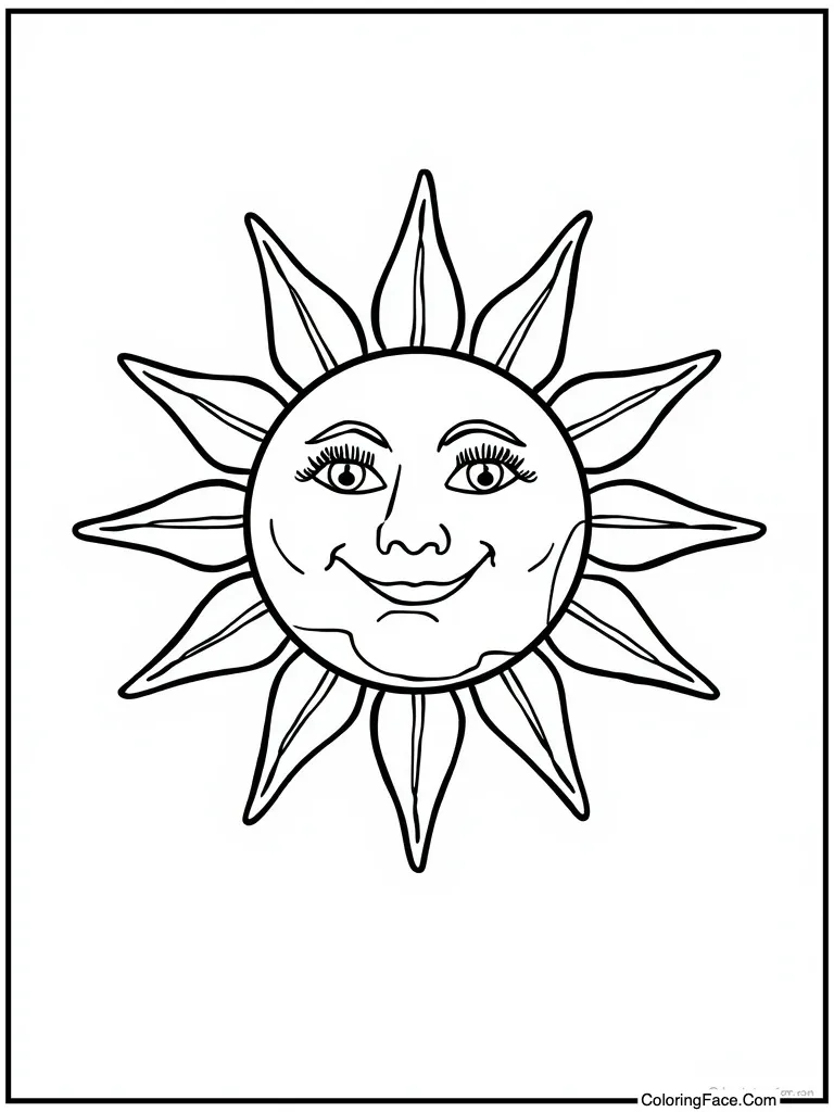 Sun shining very bright