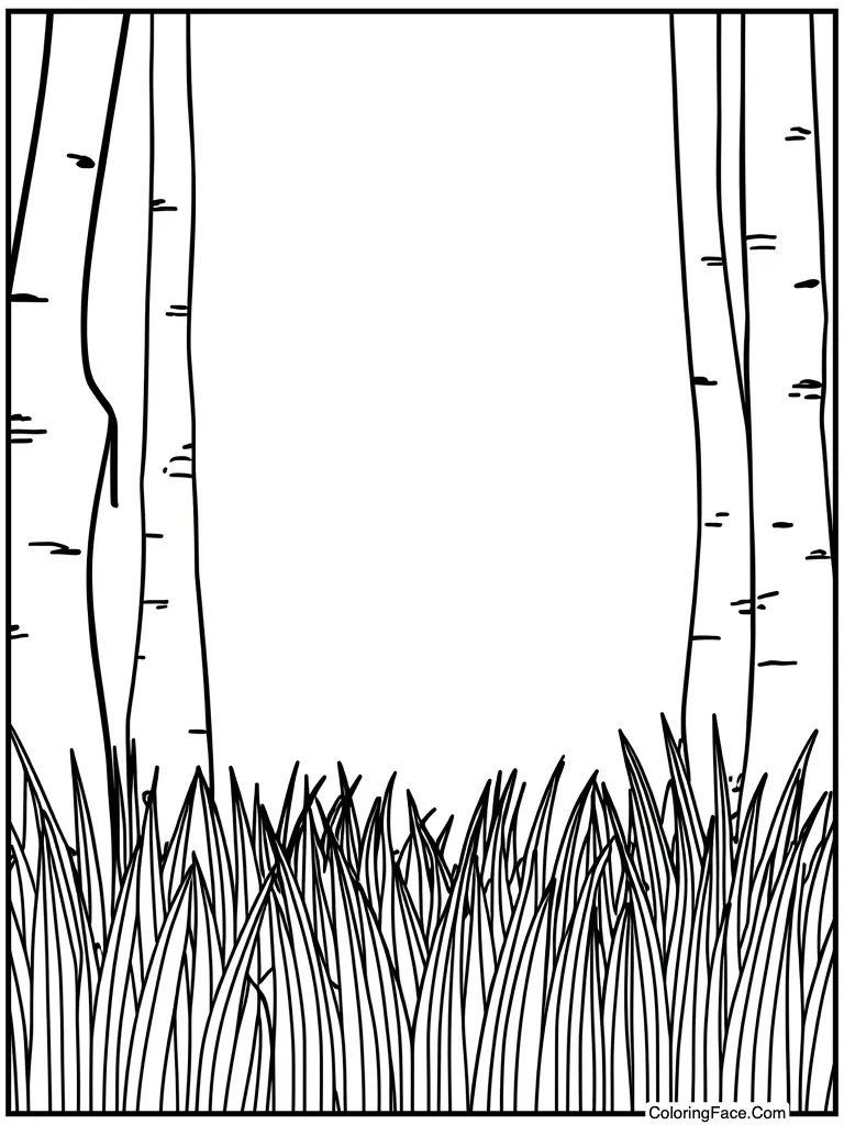 Green grass growing tall