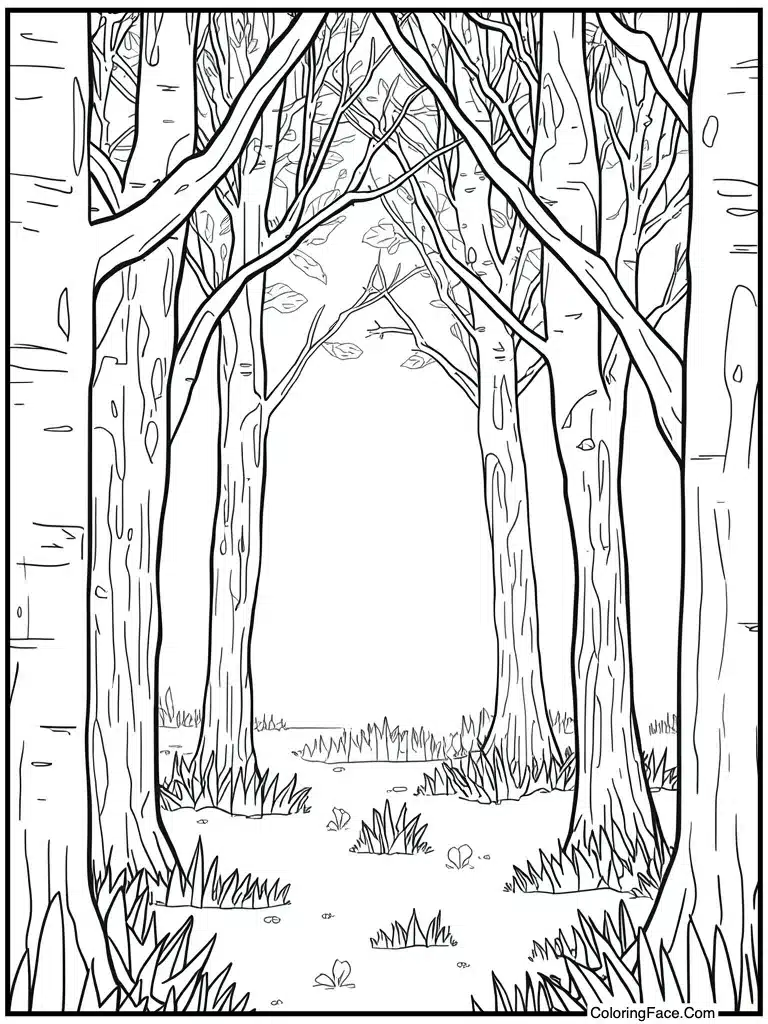 Garland hanging on door