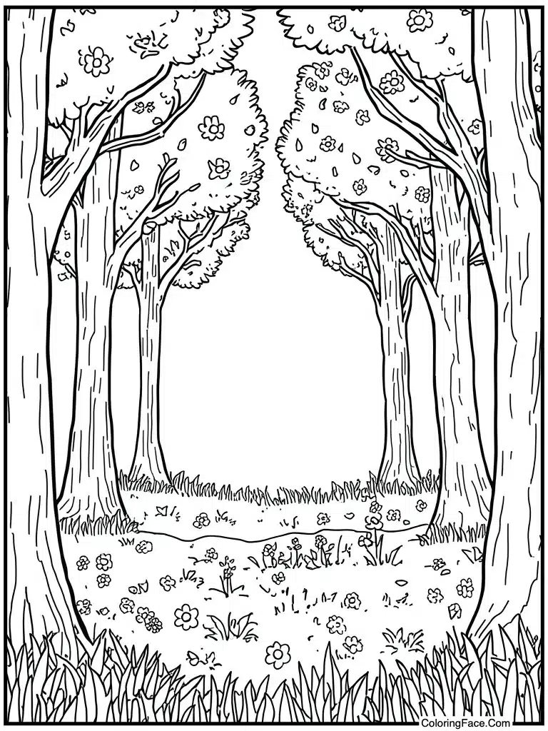 Rain showers bringing flowers