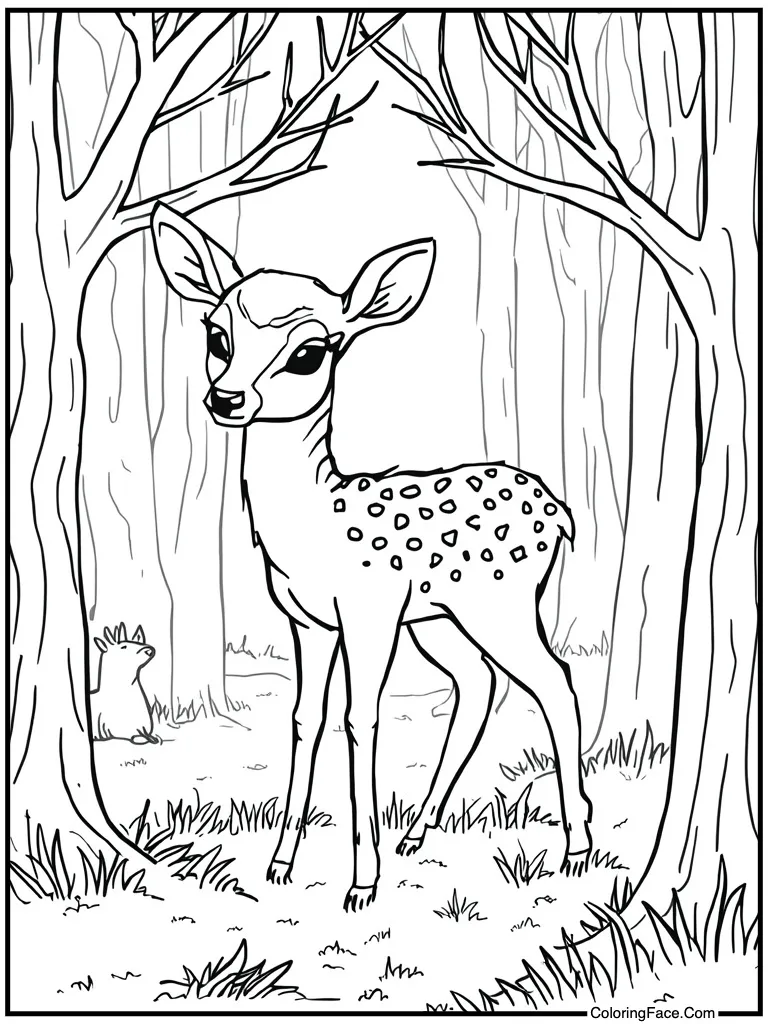 Fawn deer with spots