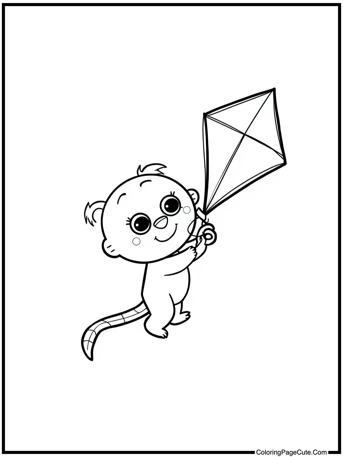 flying a kite