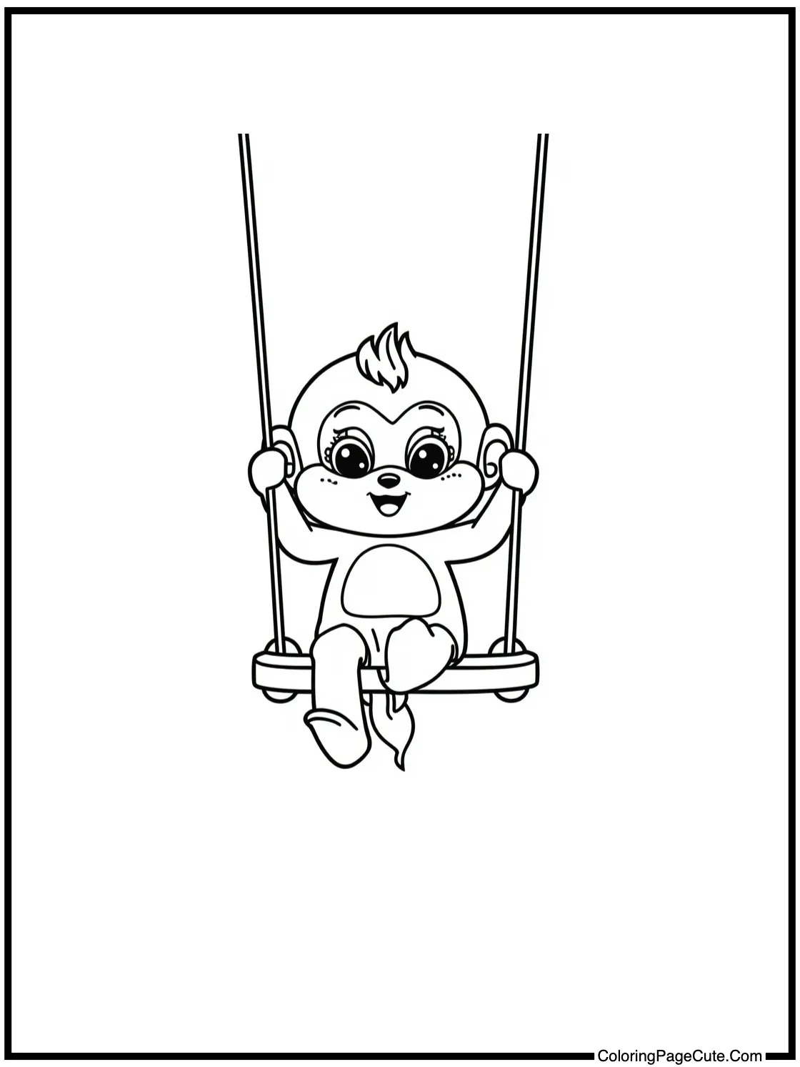 swinging on a swing