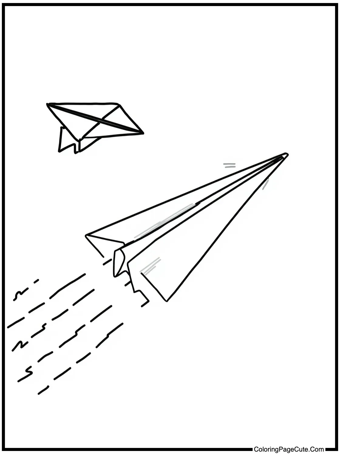 making paper airplanes