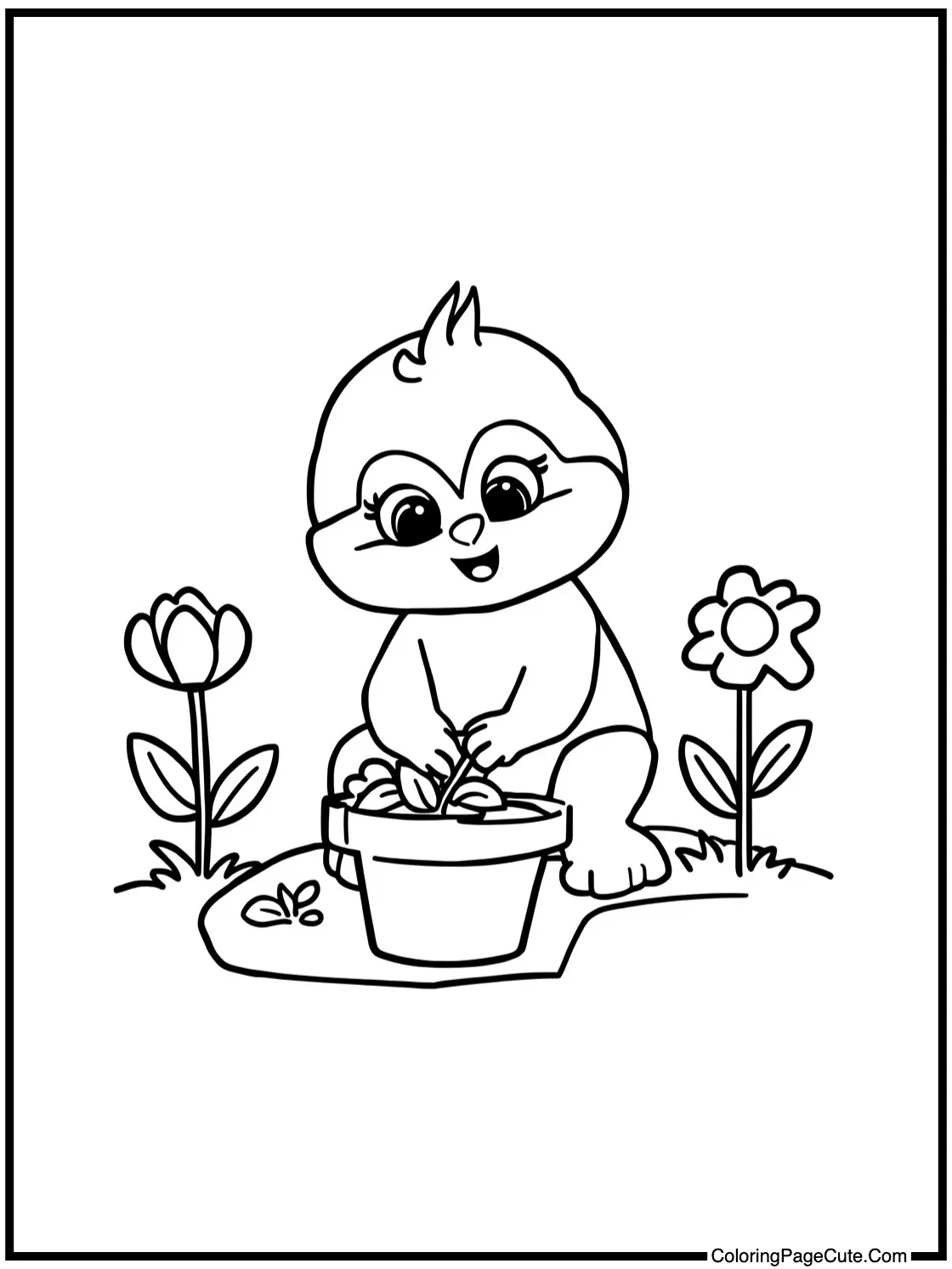 planting flowers
