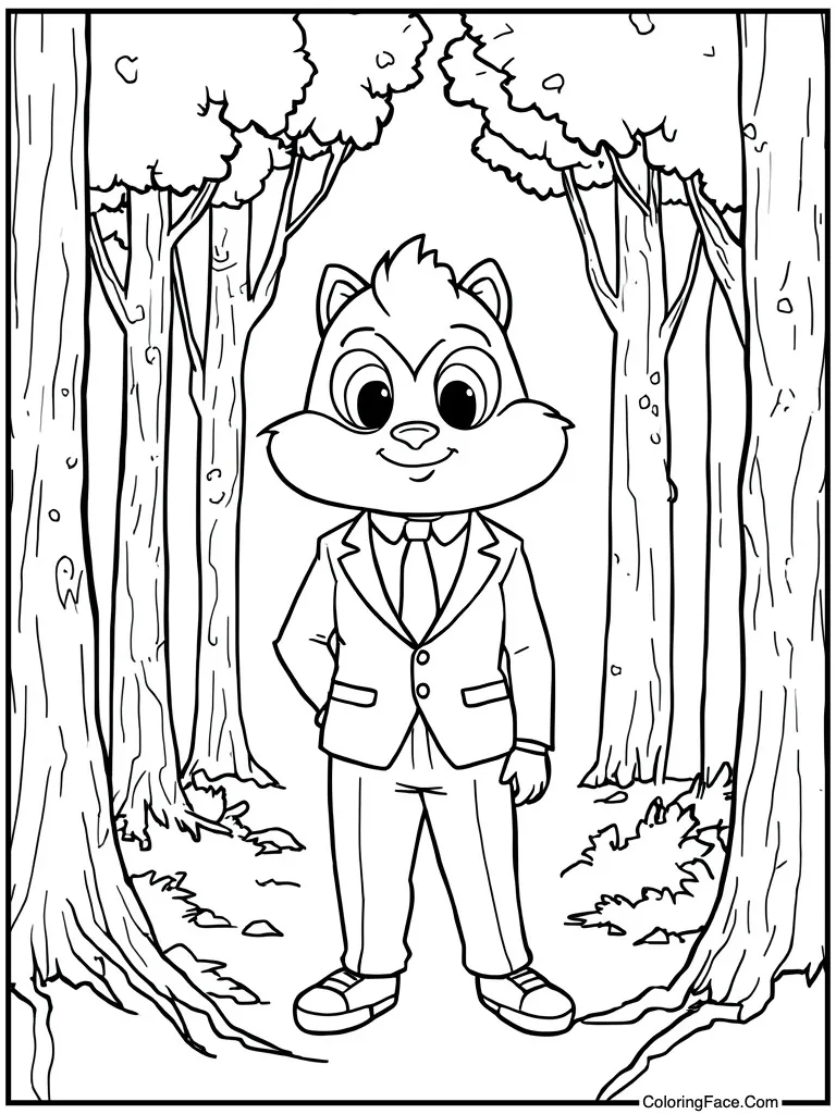 Black suit formal look