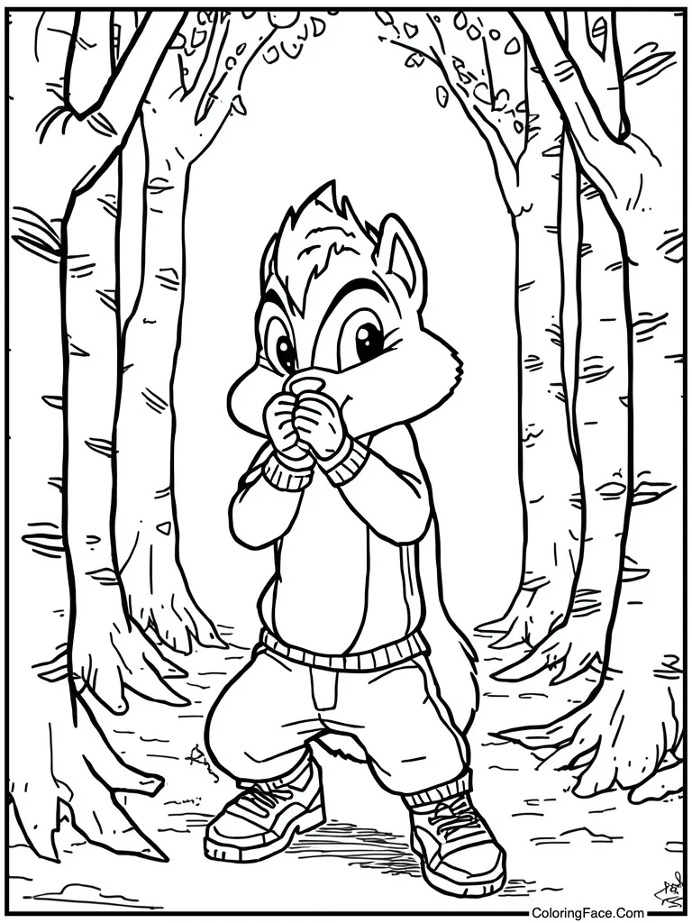 Gray beatboxer making rhythm