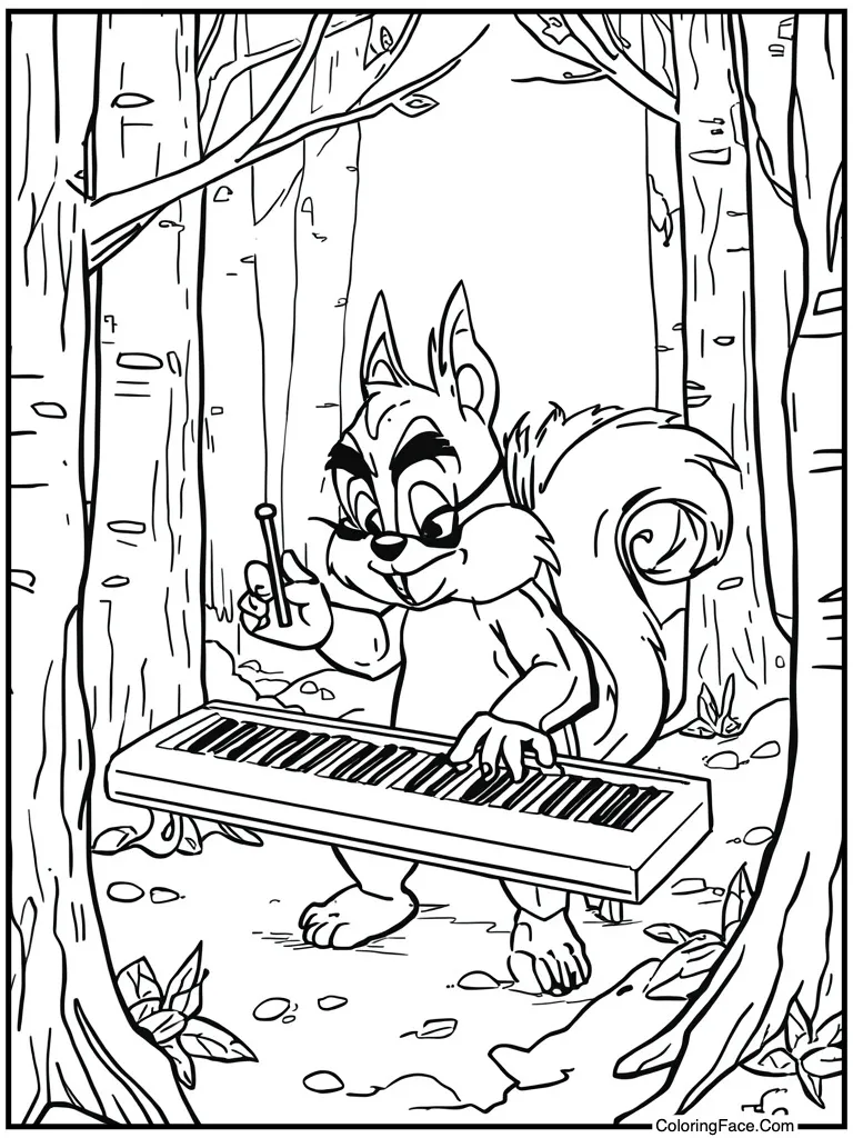 Pianist playing key board