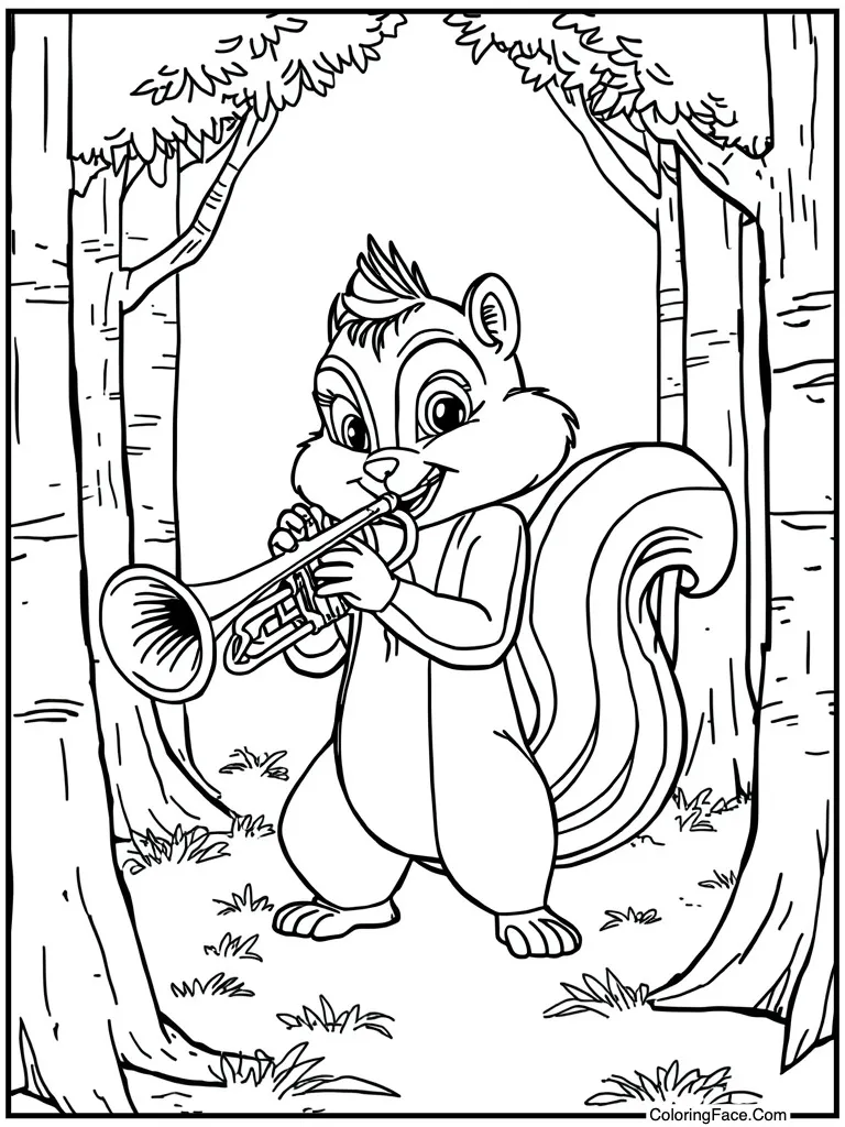 Trumpet player loud sound