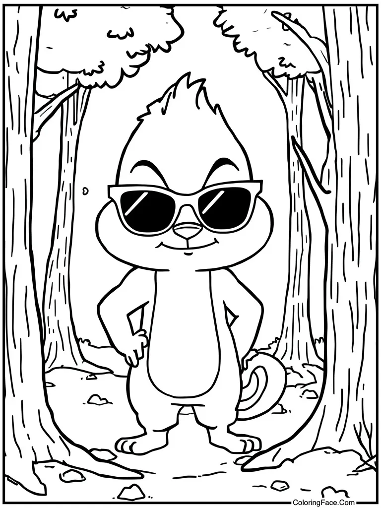 Cool dude wearing sunglasses