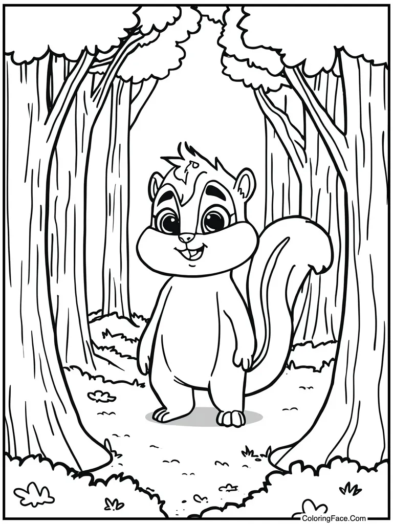 Simple outline for kids