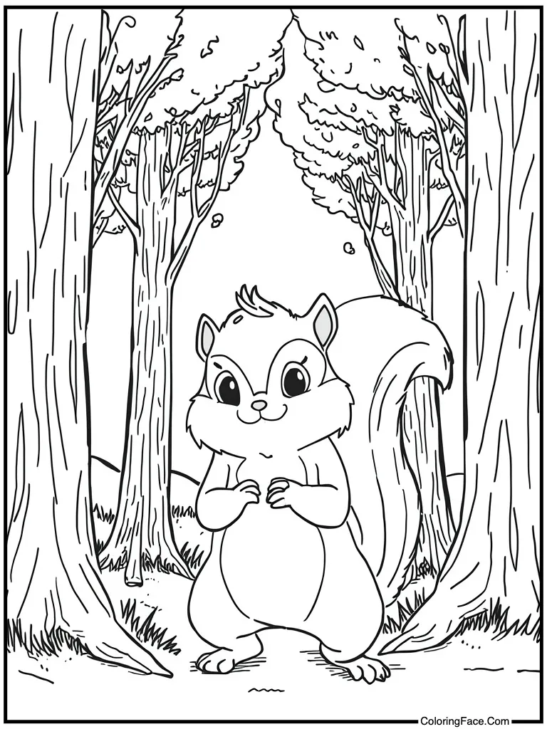 Detailed sketch for adults