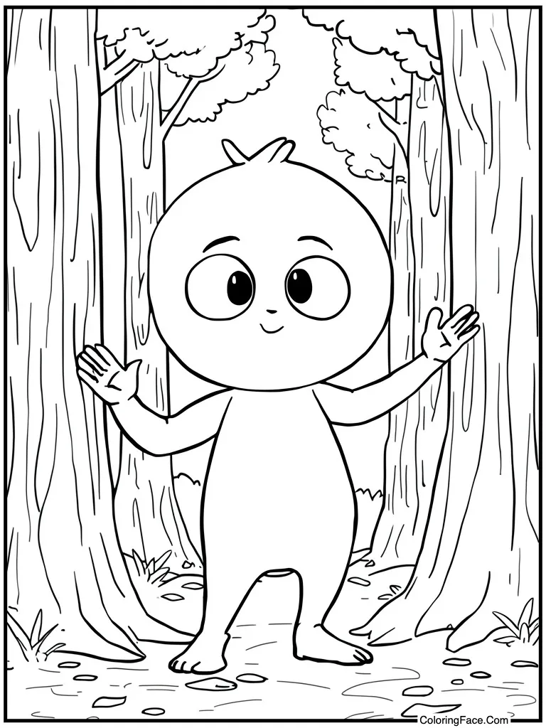 Oren orange guy posing