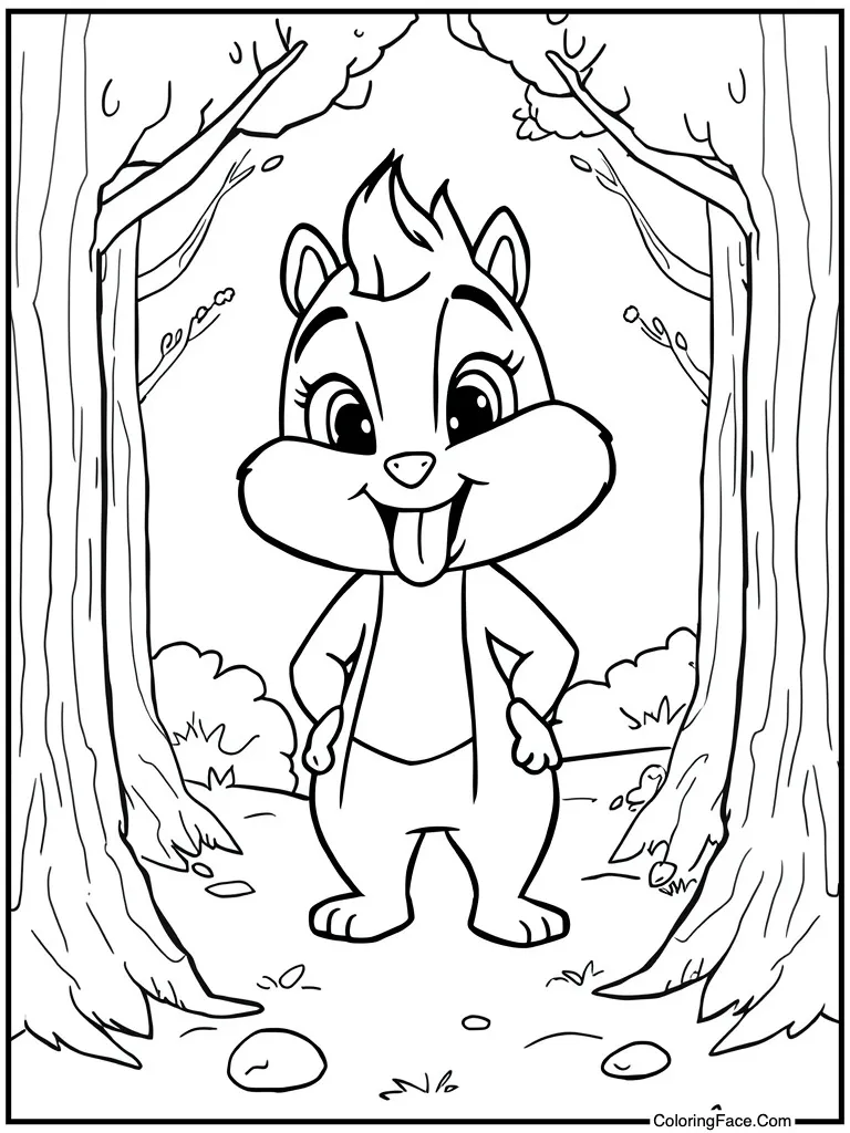 Tongue sticking out silly