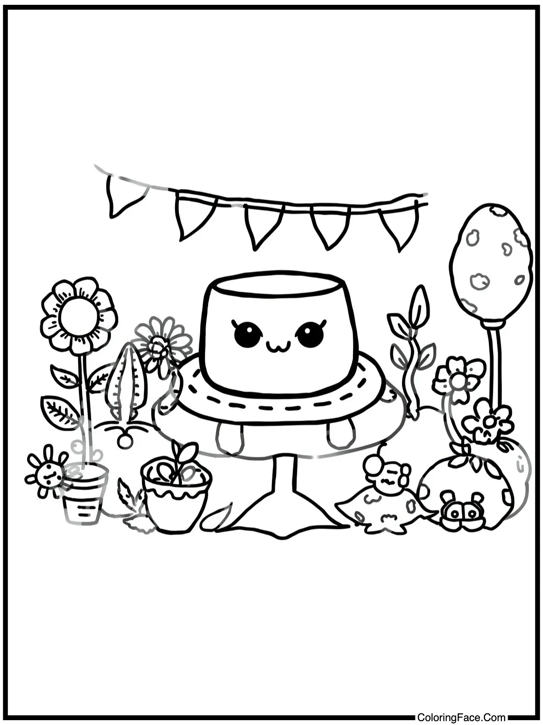 a garden party