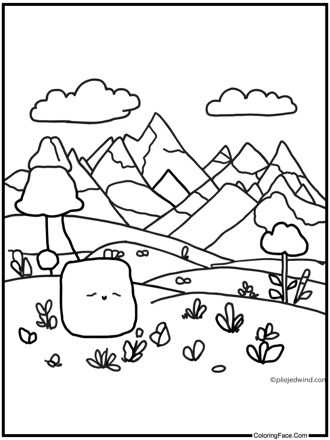 a peaceful landscape