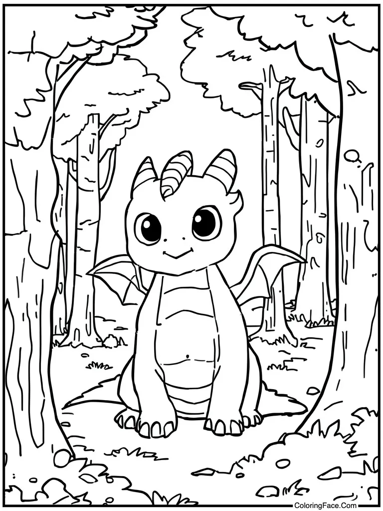 Puff dragon blue wings