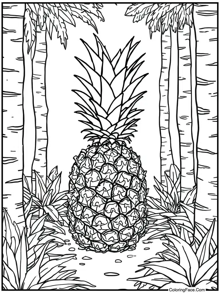 Maui pineapple yellow fruit