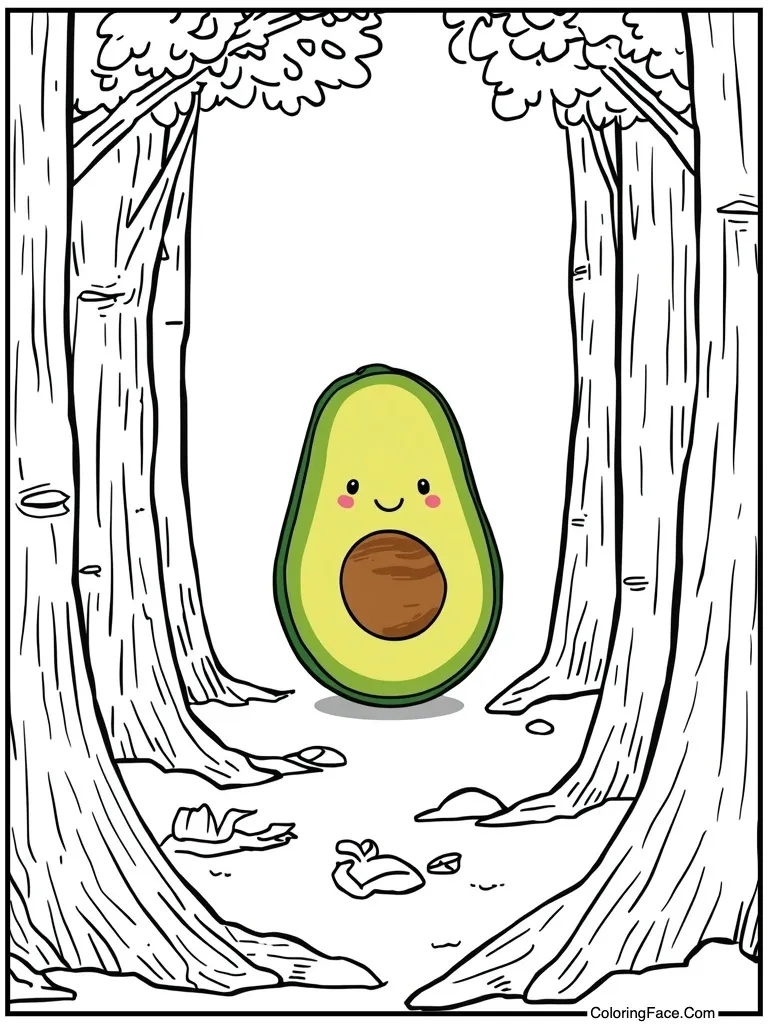 Austin avocado green pit