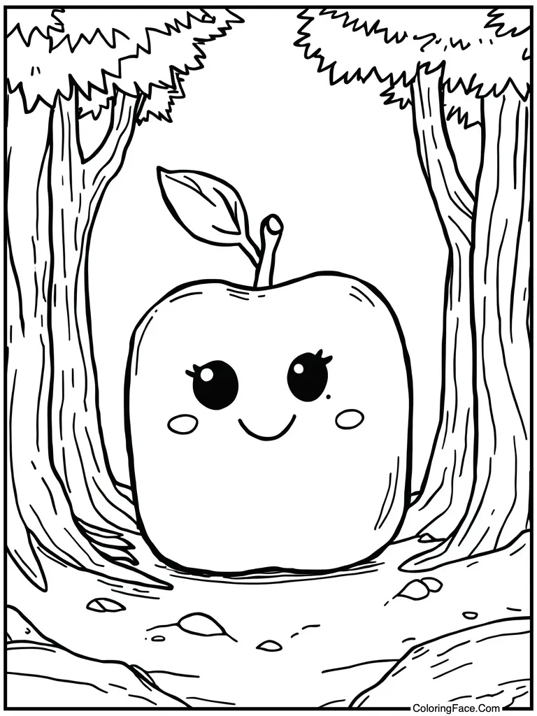 Apple red shiny skin