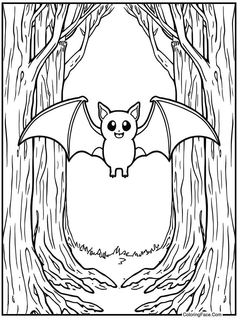 Vampire bat black wings